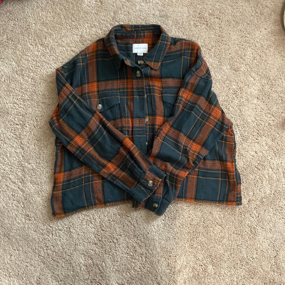 Crop top flannel